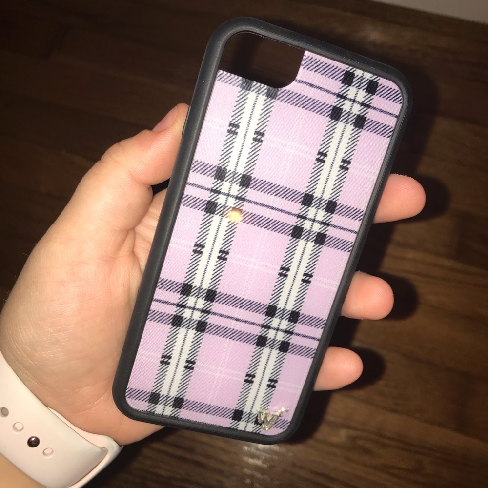 *BRAND NEW* Purple Plaid Wildflower Case